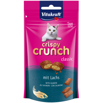 Vitakraft Crispy Crunch with Salmon 60g (3 Packs)